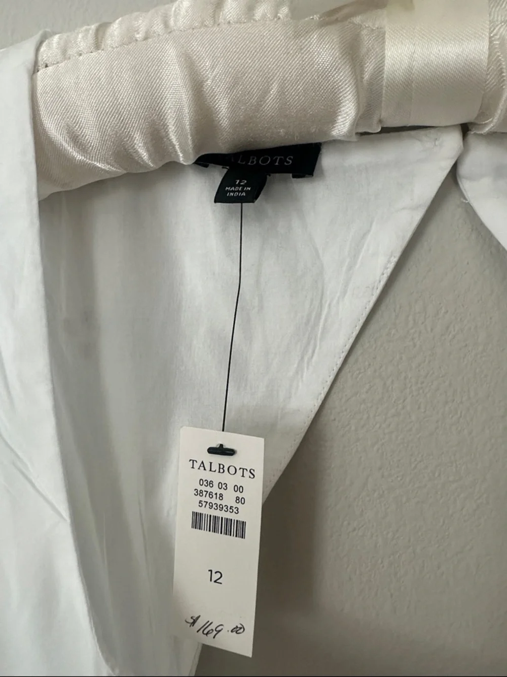 NWT Stunning Talbots White Eyelet Midi Dress - Picture 10 of 16